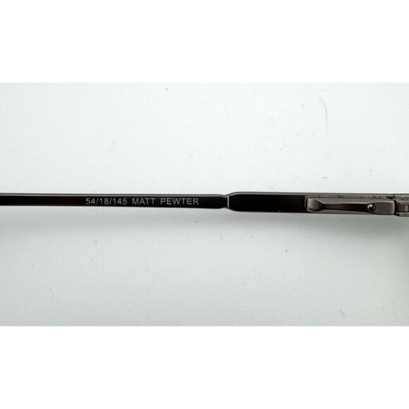 ENHANCE EN4092 MEN'S METAL EYEGLASSES 54-18-145 MATTE PEWTER Frames only - Picture 3 of 5